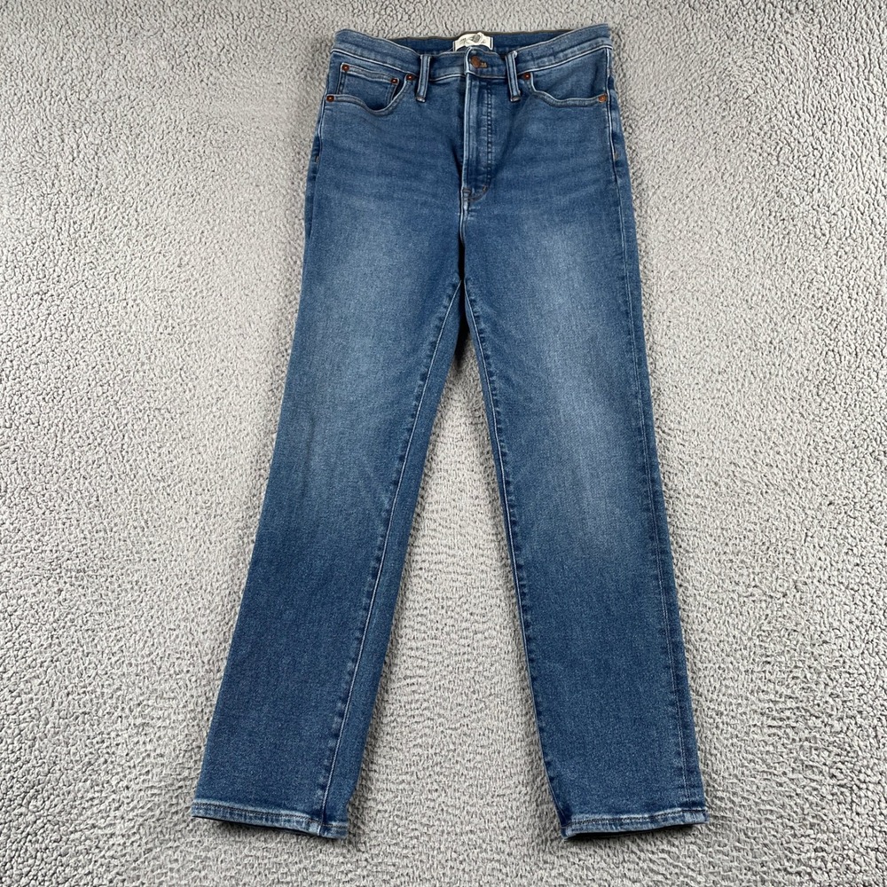 Madewell Jeans Women 30 Blue The Perfect Vintage Jean Straight High Rise Denim